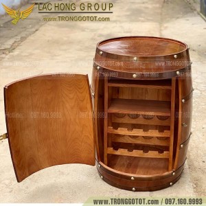 Decorative Wooden Barrel