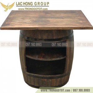 Decorative Wooden Barrel