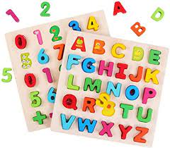 Wooden numbers for kid