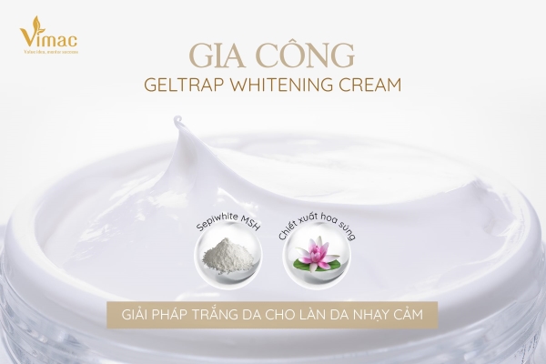 Geltrap Whitening Cream processing