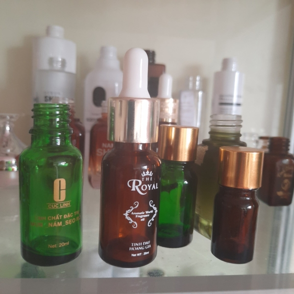 Essential oil bottle printing