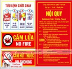 Fire protection sign