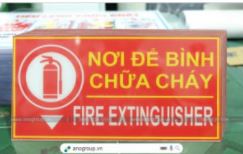 Fire protection sign