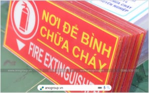 Fire protection sign