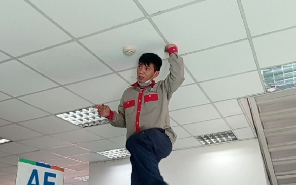 Fire alarm system installation