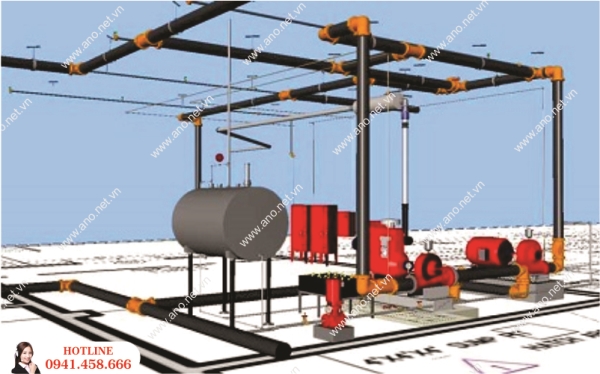 Fire protection system installation