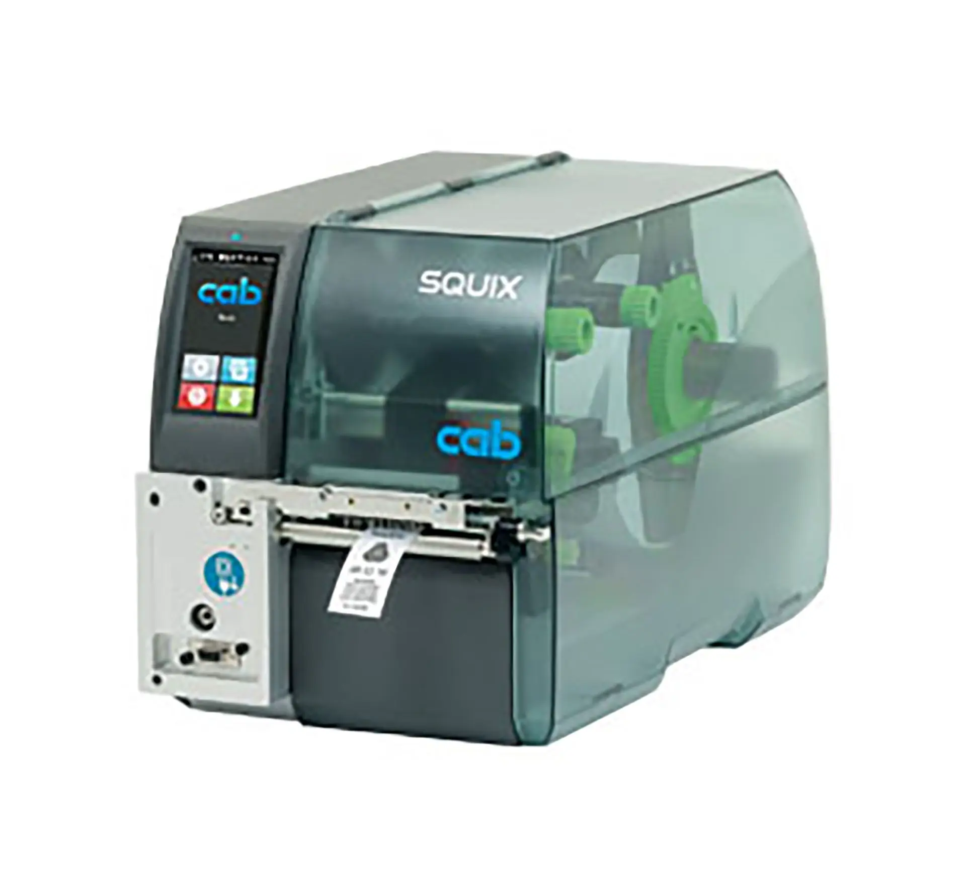Label printers for textile materials