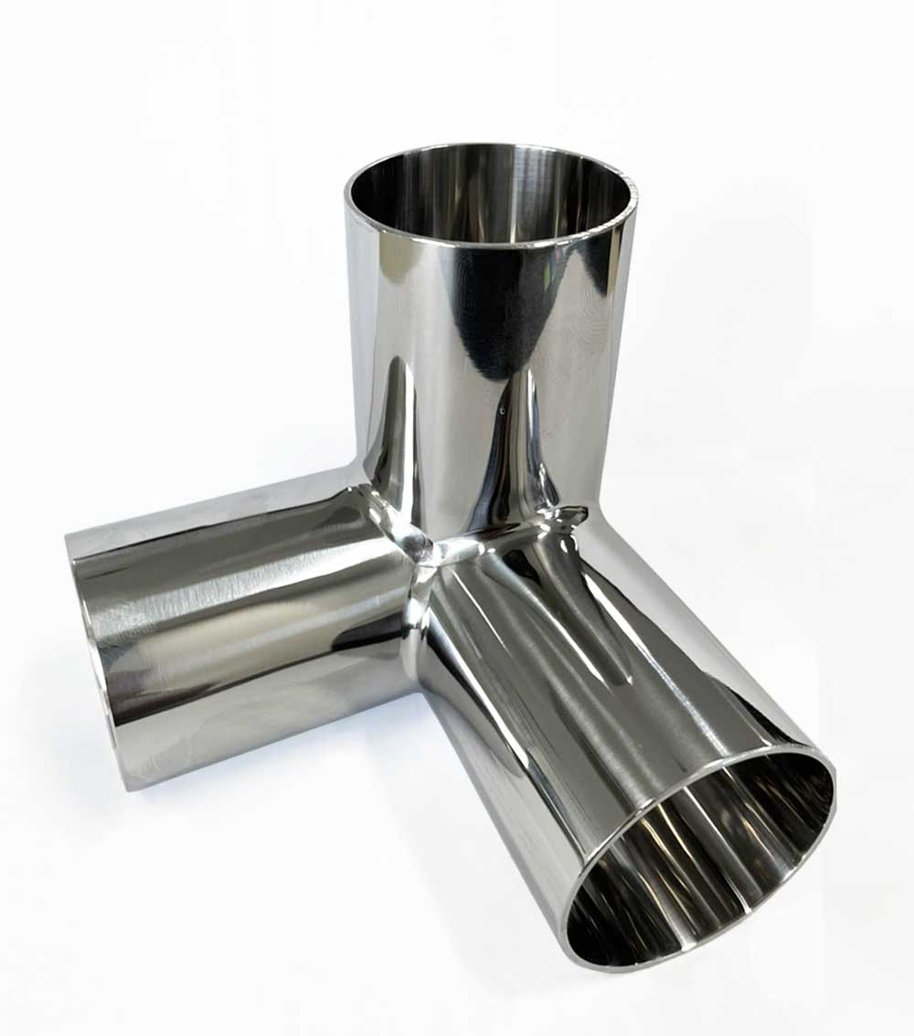 3-way stainless steel pipe