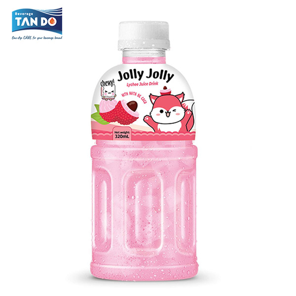 Jolly Jolly Lychee Nata De Coco Drink