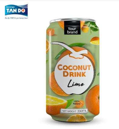 Lime coconut water