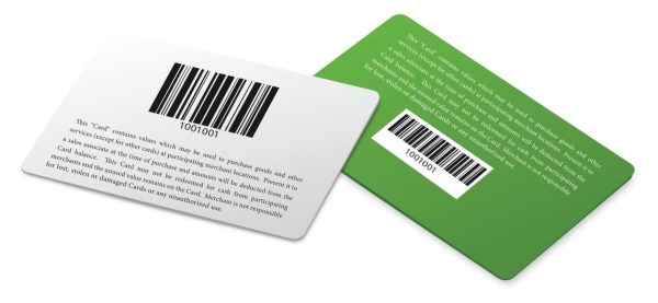 Barcode cards