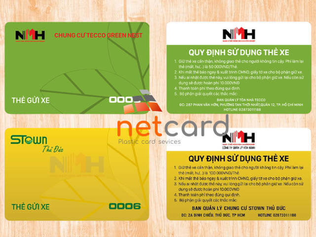 Parking magnetic card
