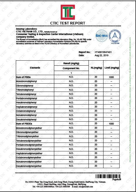 CTIC test report