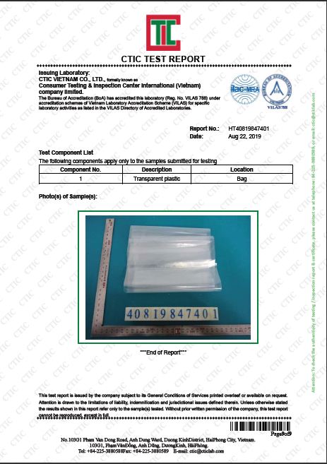 CTIC test report