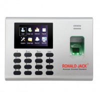 Fingerprint time recorder with backup battery