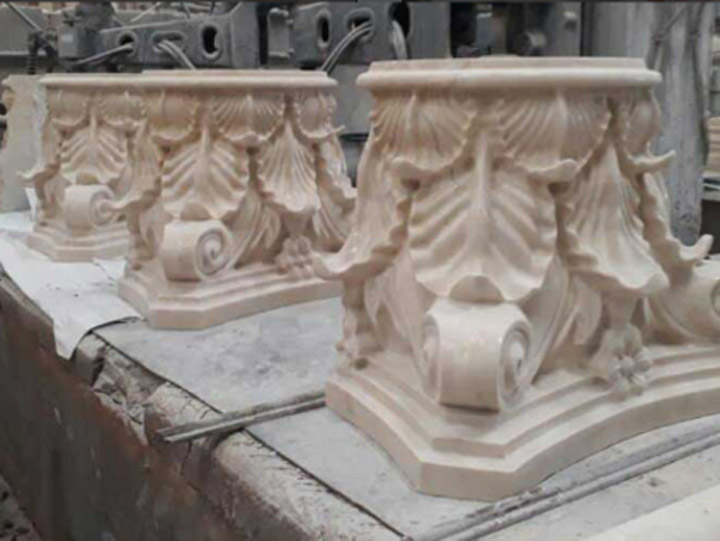 Solid Stone Round Column