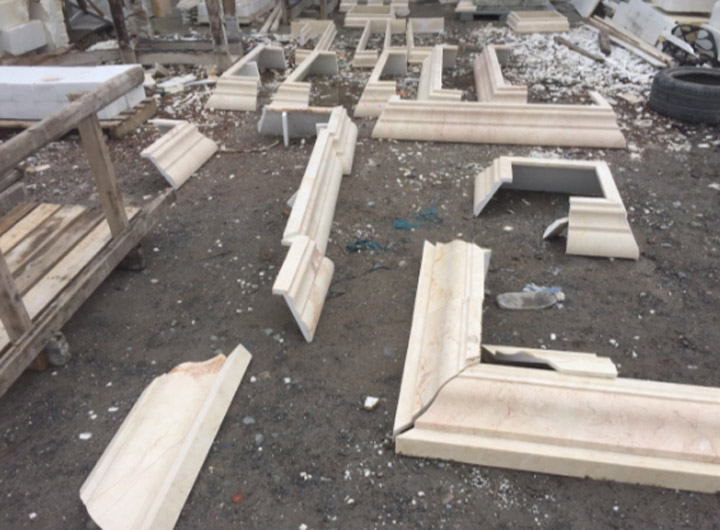 Square Column Stone Moulding