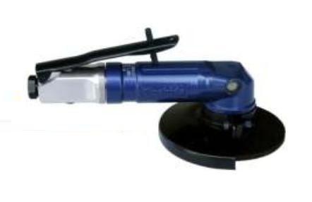 Lever-type pneumatic angle grinder