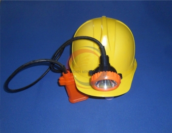 Mining helmets with lamp