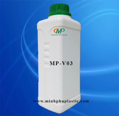 500ml square plastic bottle