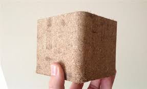 Pressed sawdust pallet block 80 × 80 mm