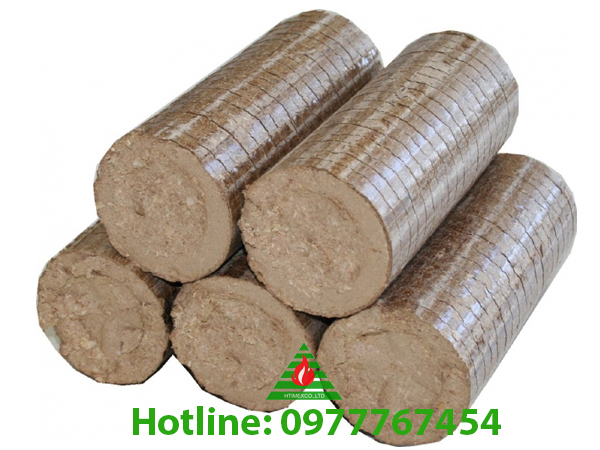 Sawdust briquettes