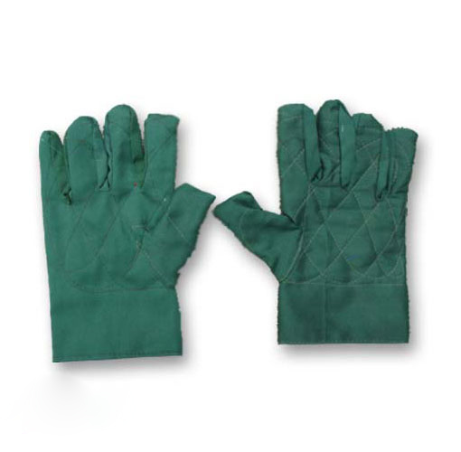 Colour khaki gloves