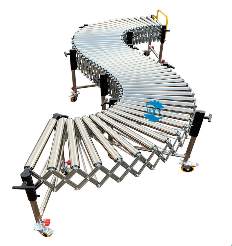 Free Curve Flexible Roller Conveyor