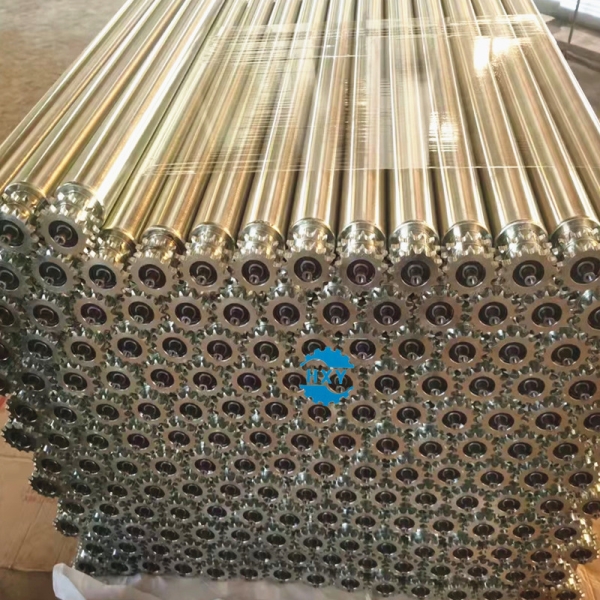 Roller conveyor line