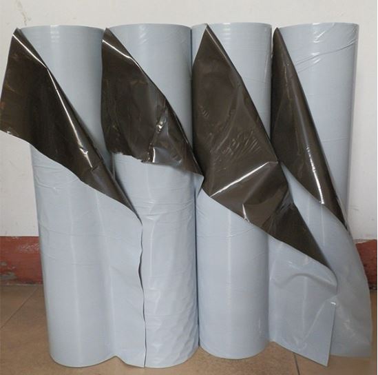 White film with inner black side