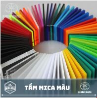 Colour plexiglas film