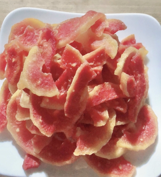 Dried papaya