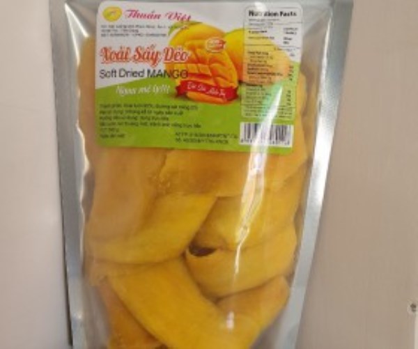 500g soft dried mango