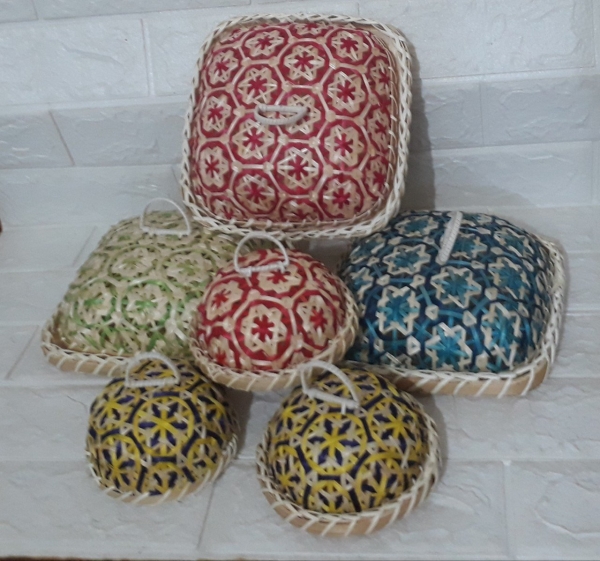 Rattan food covers