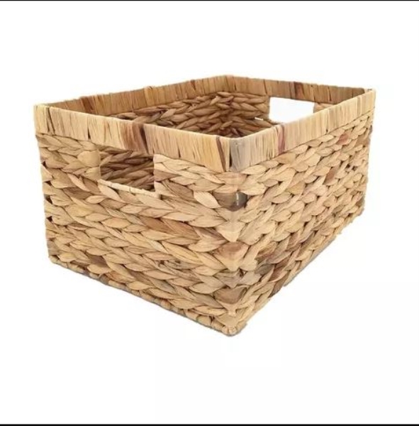 Rattan storage basket