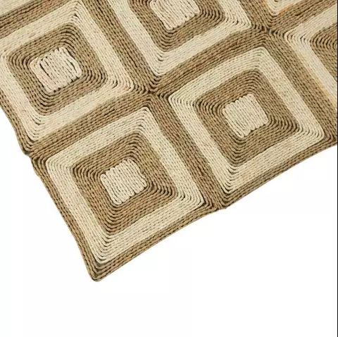Bamboo and rattan carpet