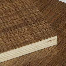 Veneer faced plywood