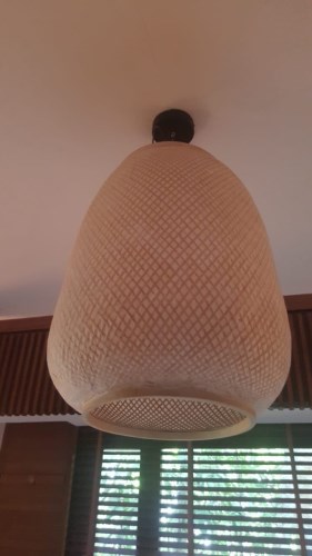 Bamboo and rattan lampshades