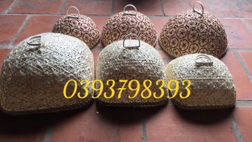 Bamboo and rattan food covers