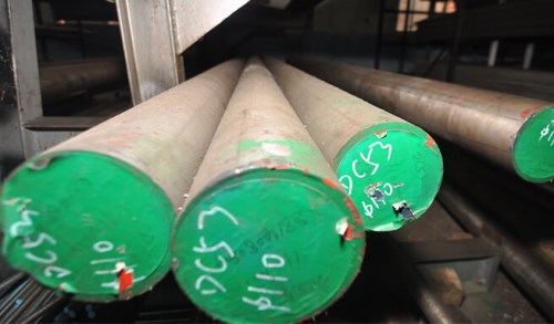 Round steel material