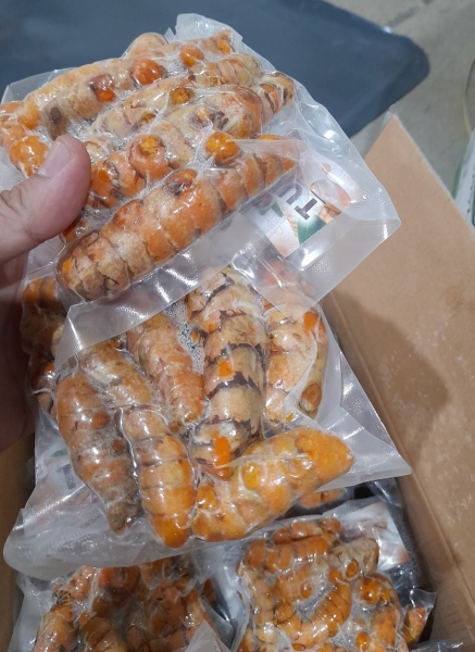 Frozen turmeric