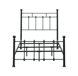 Shaker Metal Bed - Black