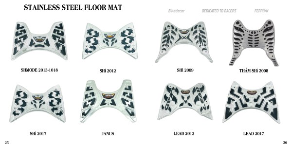 SH, Lead, JANUS stainless steel carpet