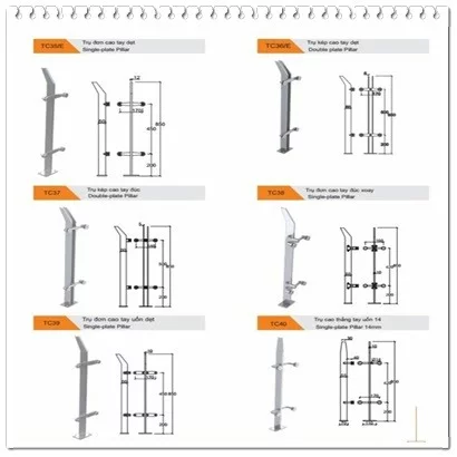 Glass railing connector
