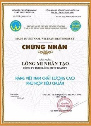 Vietnamese High Quality Product Certification