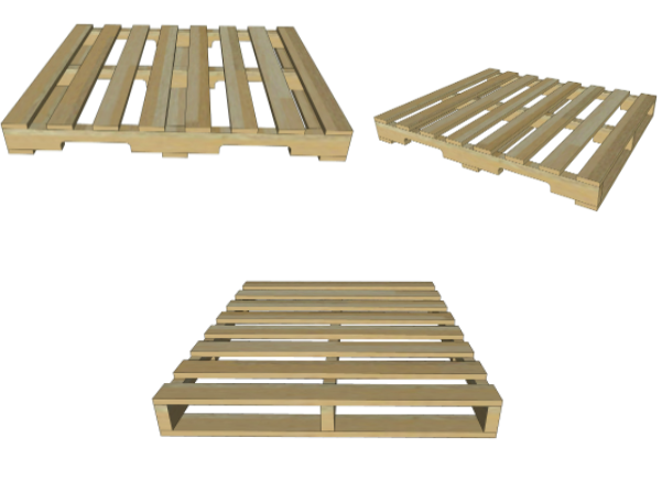 4-way pine wood pallet