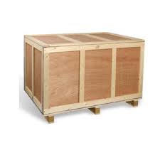 Wooden crates with pallet legs