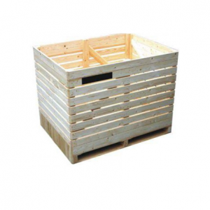 Acacia wooden crate