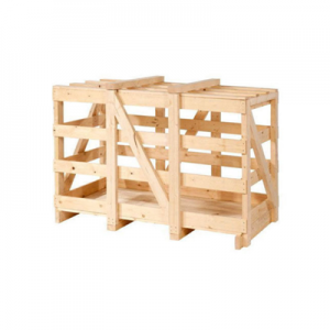 Sparse wooden crate
