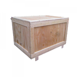 Pine wooden crate